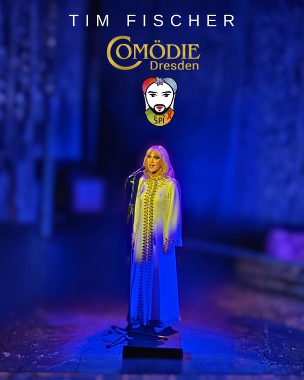 Tim Fischer singt Hildegard Knef in Dresden