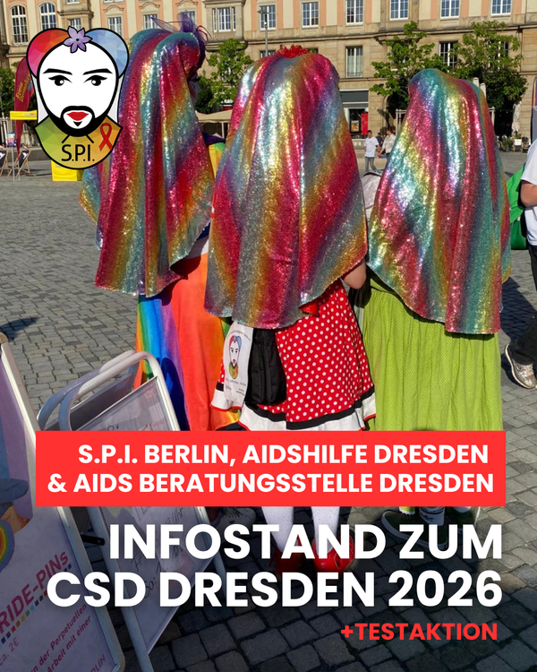 CSD Dresden 2026: Infostand mit Testaktion und Beratung